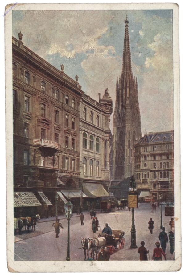 Wien 1, Stephanskirche und Graben