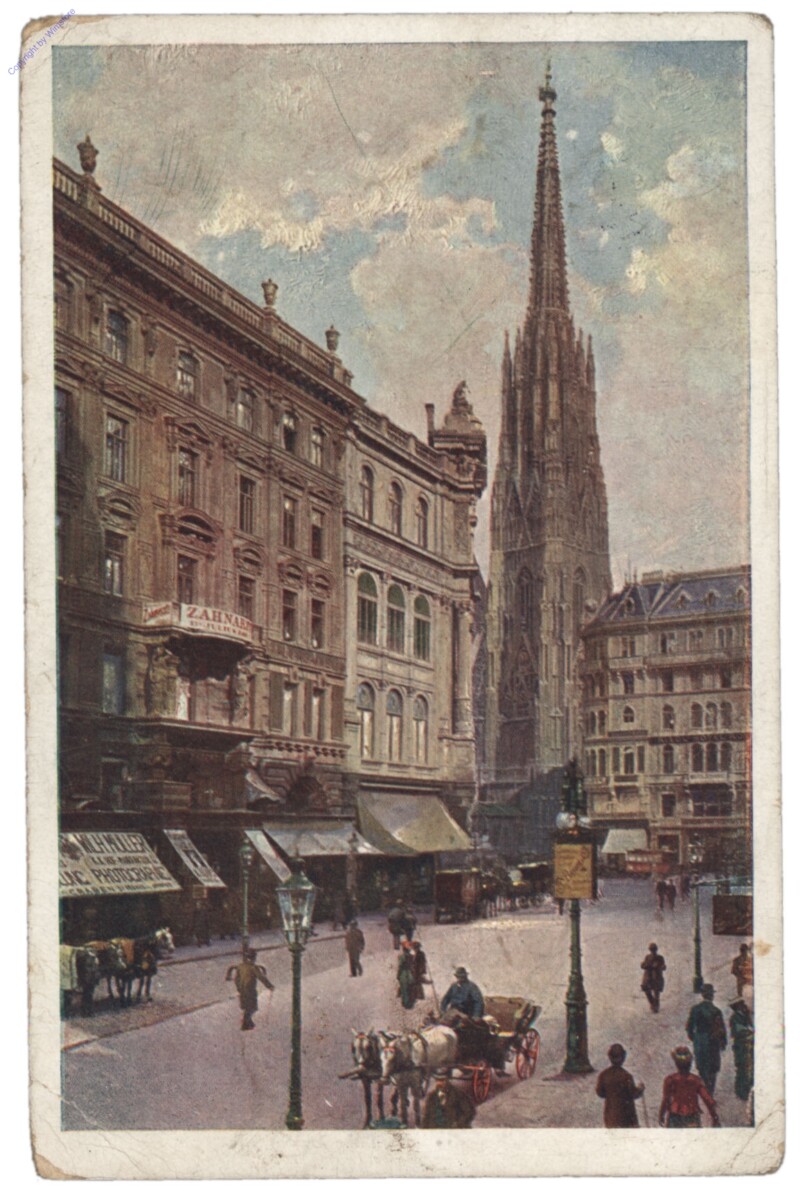ak163598 Wien 1, Stephanskirche und Graben