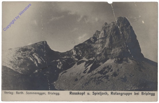 Brixlegg, rosskopf u. Spieljoch, Rofangruppe