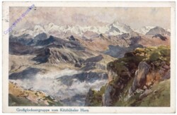 Großglockner, Großglocknergruppe vom Kitzbüheler Horn