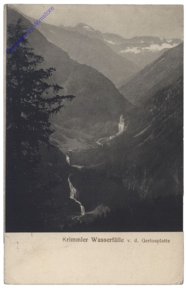 ak163689 Krimml, Wasserfälle von der Gerlosplatte