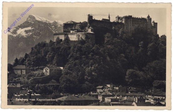 Salzburg, vom Kapuzinerberg