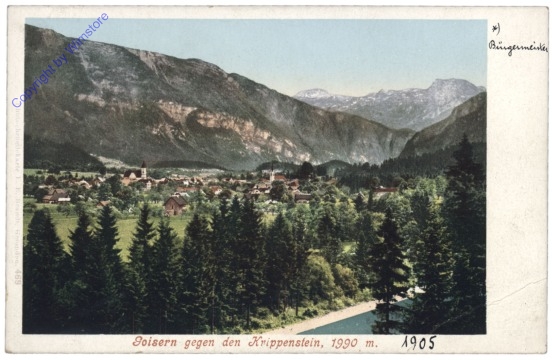 Bad Goisern, gegen den Krippenstein