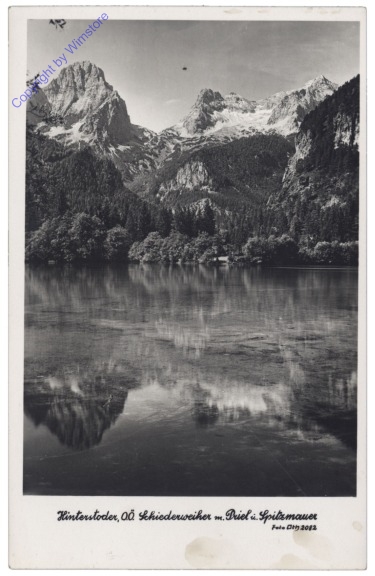 Hinterstoder, Schiederweiher mit Priel