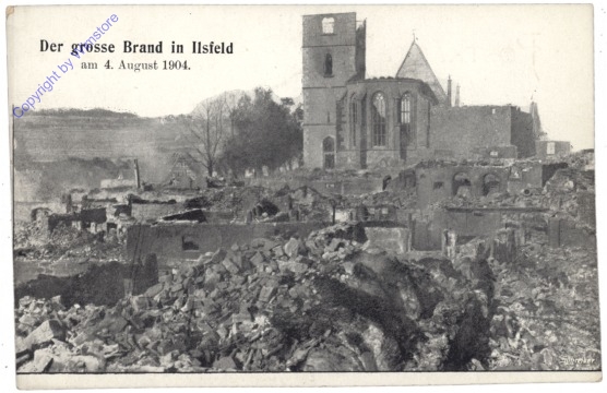 ak163778 Ilsfeld, Der große Brand