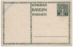 Bayern allgemein, Königreich Bayern Postkarte