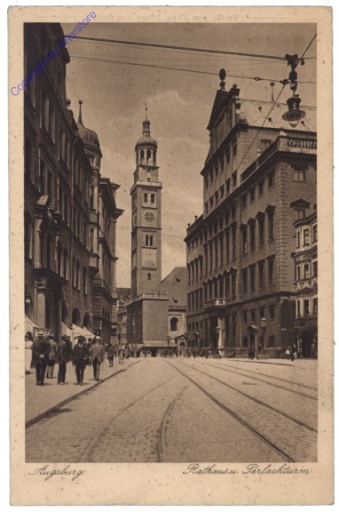Augsburg, Rathaus und Perlachturm