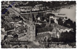 Konstanz, Basilika m. Rheinfluss