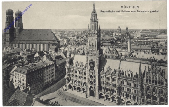 München, Frauenkirche und Rathaus
