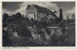 Nürnberg, Westseite der Burg