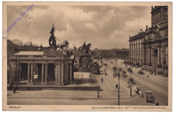 ak163861 Berlin, Schlossfreiheit mit Nationaldenkmal