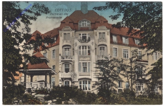Cottbus, Partie an der Promenade