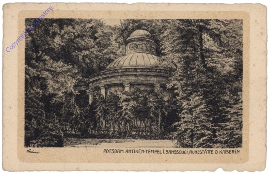 Potsdam, Antiker Tempel, Ruhestätte der Kaiserin