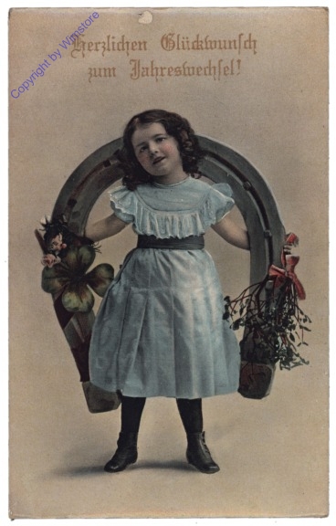 Mädchen mit Hufeisen