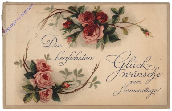 Blumenstrauß, Namenstag