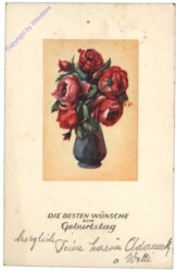 ak164055 Blumenvase, Geburtstag