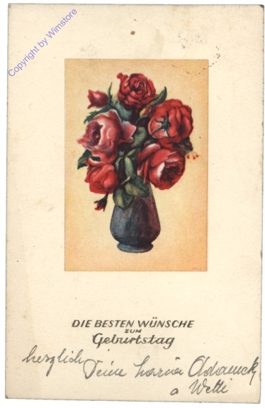 ak164055 Blumenvase, Geburtstag