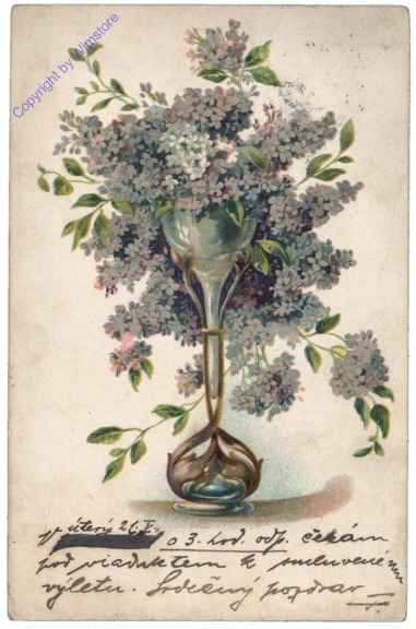 Flieder in Vase
