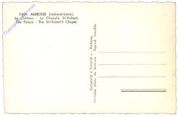 Amboise, Le Chateau - La Chapelle St-Hubert