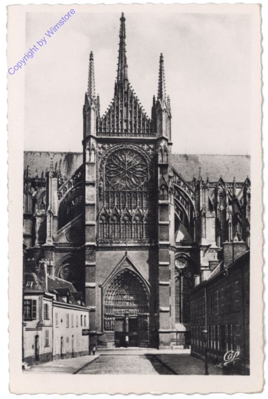Amiens, La Cathedrale, Portail de la Vierge doree