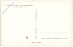 Beauvais, Entree du Palais de Justice et les Tours