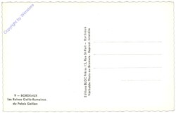 Bordeaux, Les Ruines Gallo Romaines du Palais Gallien