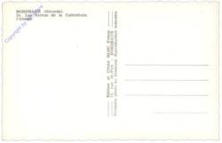 Bordeaux, Les fleches de la Cathedrale l'Abside