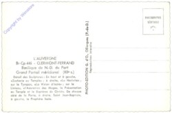 Clermont-Ferrand, Basilique de Notre Dame du Port, Grand Portail