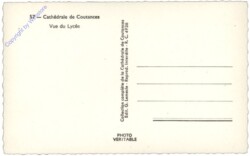 Coutances, Vue du Lycee