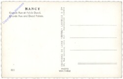 ak164259a Nancy, Grande Rue et Palais Ducal