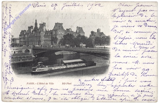 ak164269 Paris, L'Hotel de Ville