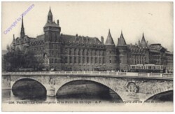 Paris, La Conciergerie et le Pont au Change