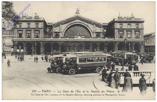 ak164288 Paris, La Gare de l'Est