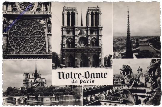 Paris, Notre Dame, Multiansicht