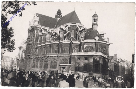 ak164314 Paris, L'Eglise St-Eustache