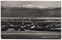 Genolier, et le Mont Blanc