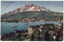 ak164417 Luzern, und der Pilatus