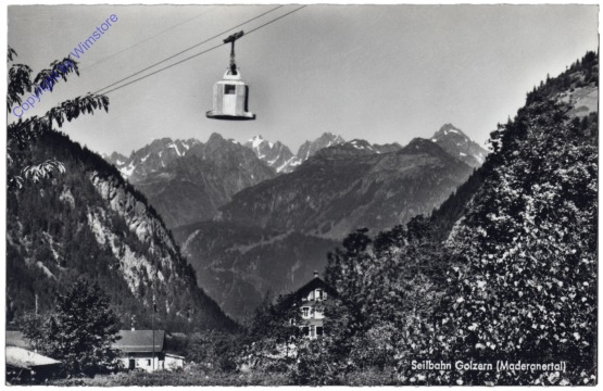 Silenen, Seilbahn Golzern