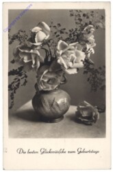 ak164461 Rosen in Vase, Geburtstag