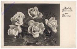 Rosen in Vase, Geburtstag