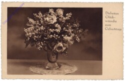 Rosen in Vase, Geburtstag
