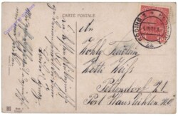 ak164515a Handschlag mit Taube, Namenstag