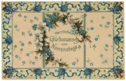 Blumenkranz, Namenstag
