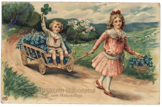 Kinder mit Wagen, Namenstag