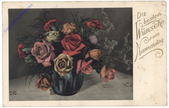 Blumenvase, Namenstag