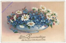 Blumenschale, Namenstag