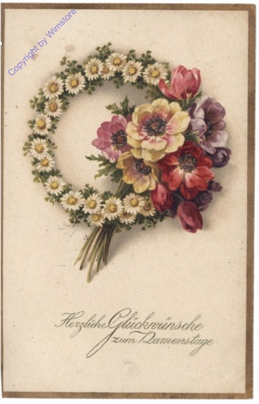 Blumenkranz, Namenstag