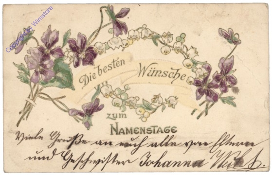 ak164576 Veilchen, Namenstag