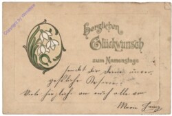 ak164581 Schneeglöckchen, Namenstag