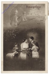 Familie mit Lamm